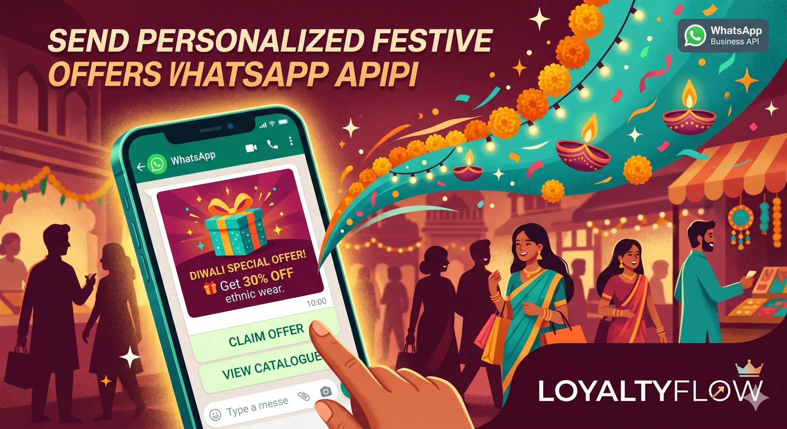 How to Send Personalized Festive Offers via WhatsApp API to Boost ROI